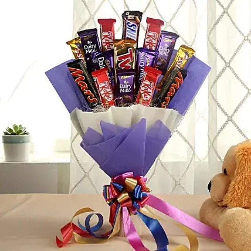 Glistening Chocolate Bouquet