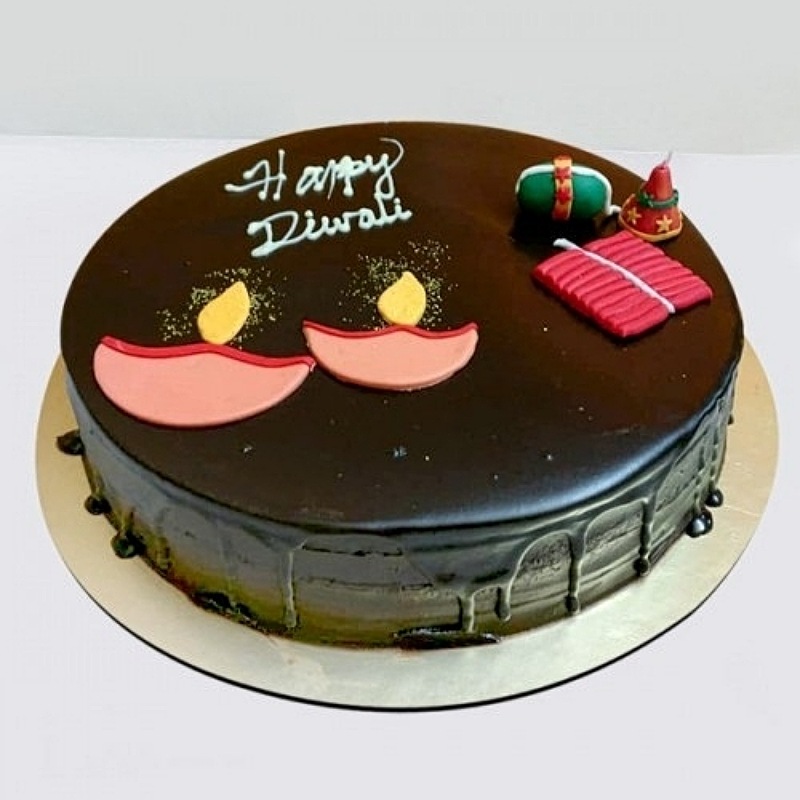 Diwali Chocolate Cake