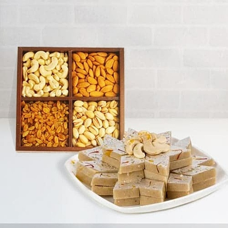 Kaju Katli N Mixed Dry Fruits