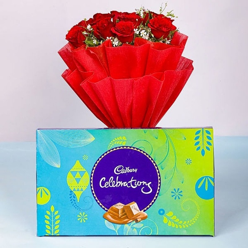Graceful Roses With Celebrations